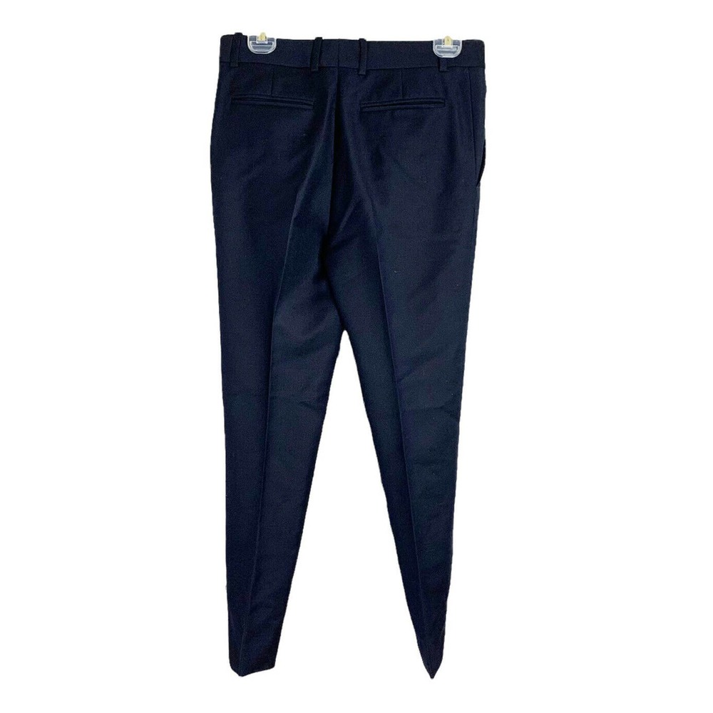 ❌SOLD❌ Celine Women’s Navy Blue High Waisted Wool Trouser Pants Sz 34 - Picture 5 of 11